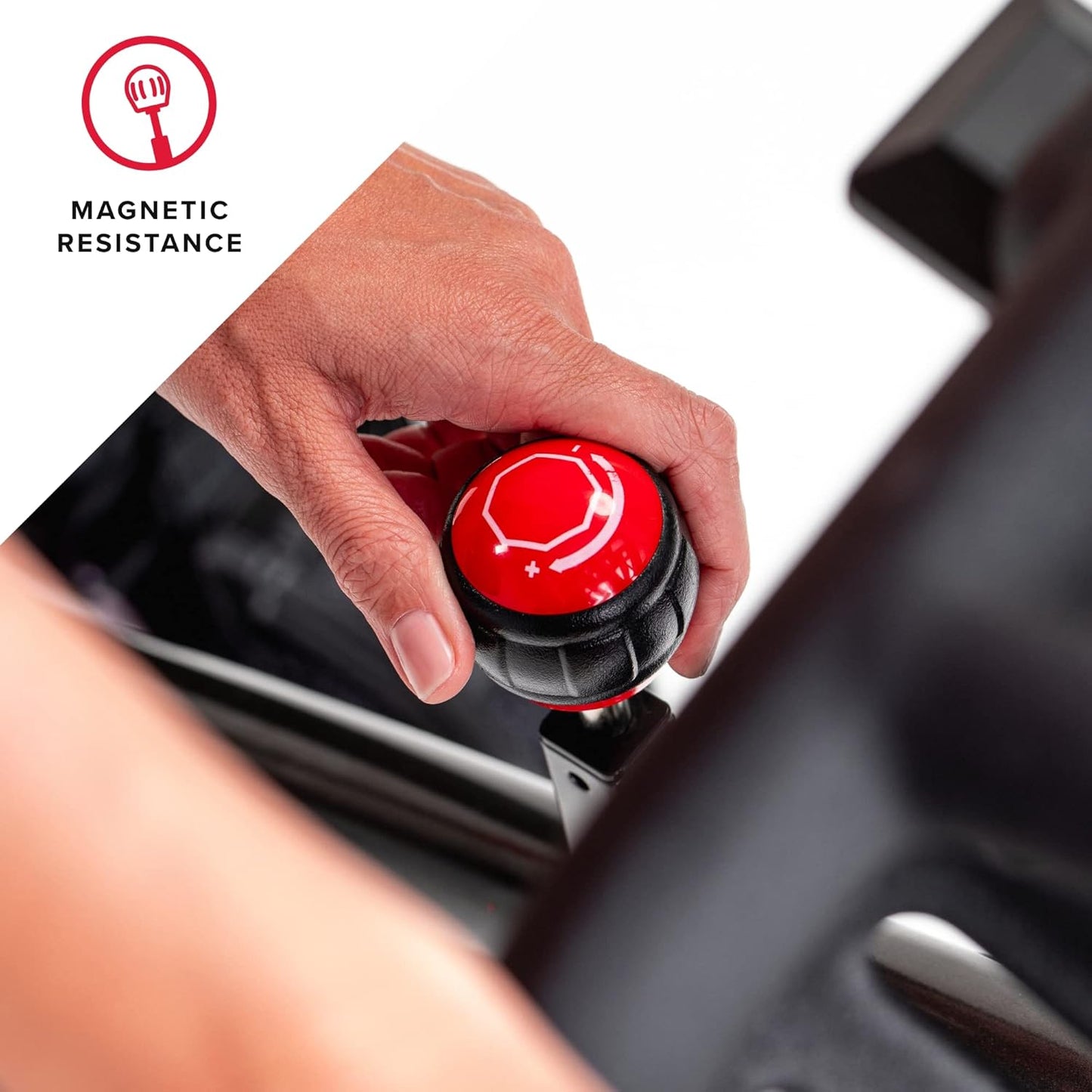 Adjustable Indoor Cycling Bike – 100-level magnetic resistance, silent belt drive, Bluetooth-connected apps (Peloton/Zwift), 4-way seat/handlebars, backlit LCD console, max 330 lbs. Ideal for home gym.