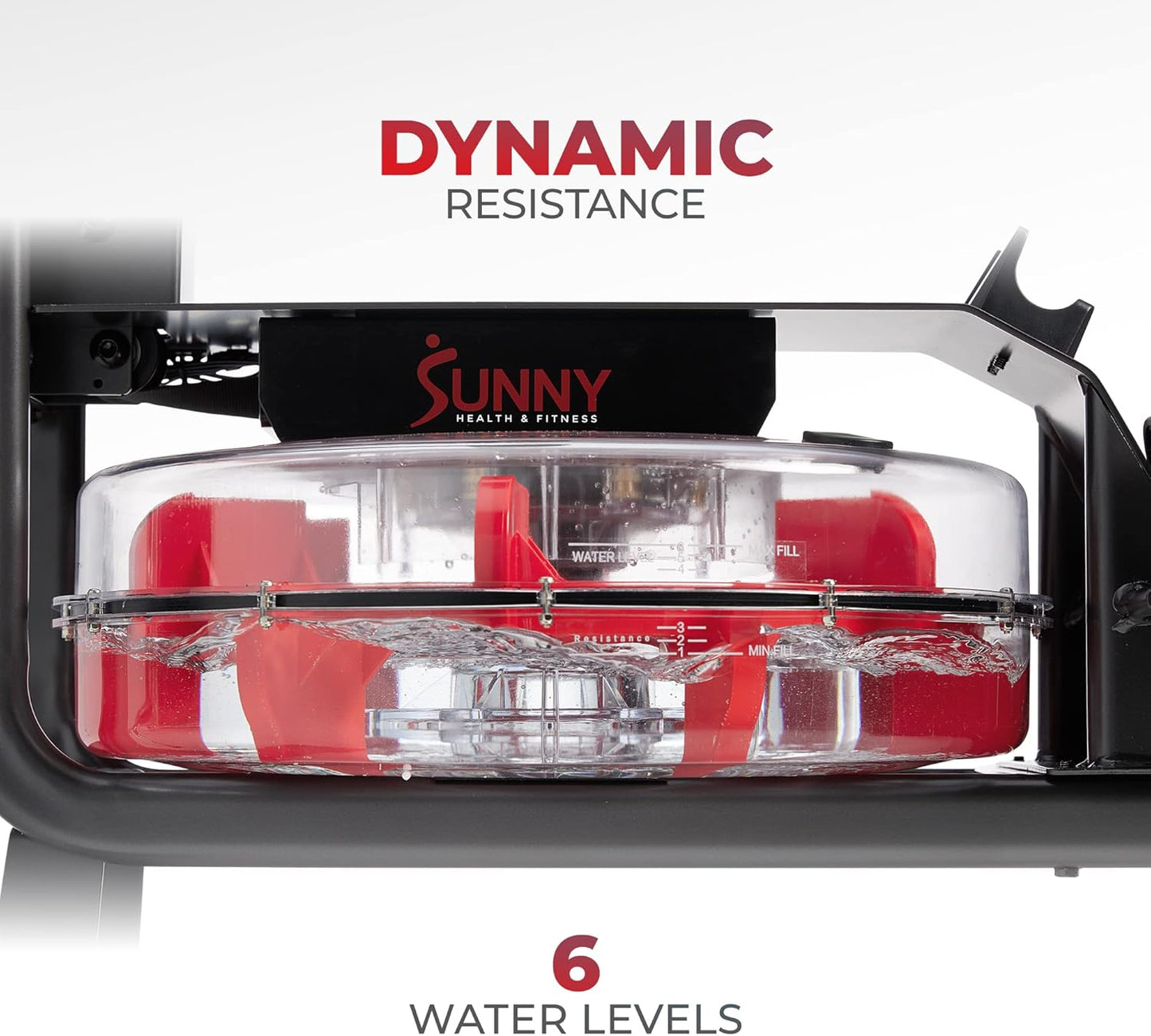 Water Rower – Dynamic Real-Time Resistance, 300 LB Capacity, Space-Saving Flip-Able Design for Home Training, Bluetooth-Enabled App with Live Metrics & Trainer-Led Workouts